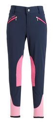 WAHLSTEN UNICORN LASTEN RATSASTUSHOUSUT NAVY-PINKKI